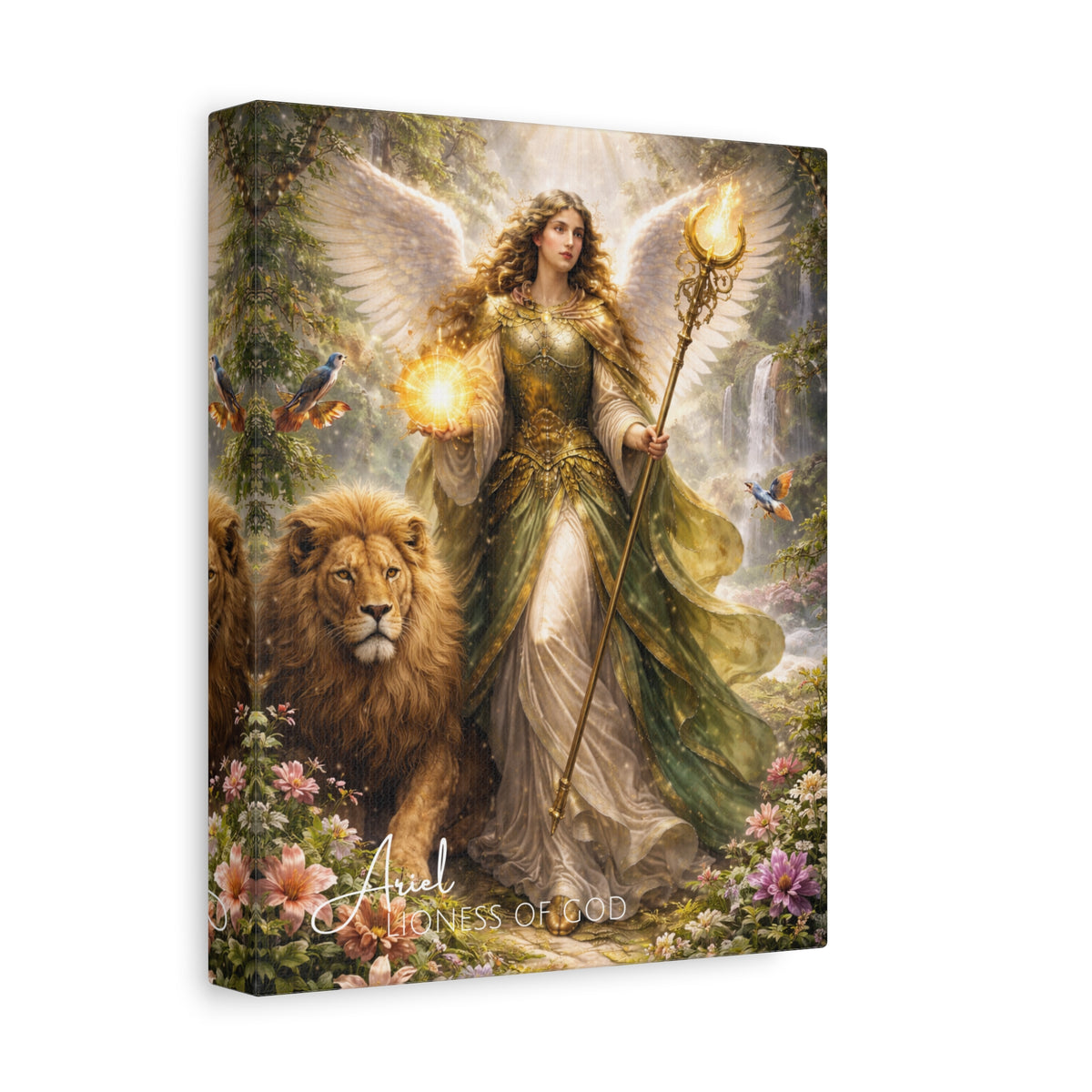 Archangel Ariel Lioness of God Wall Art
