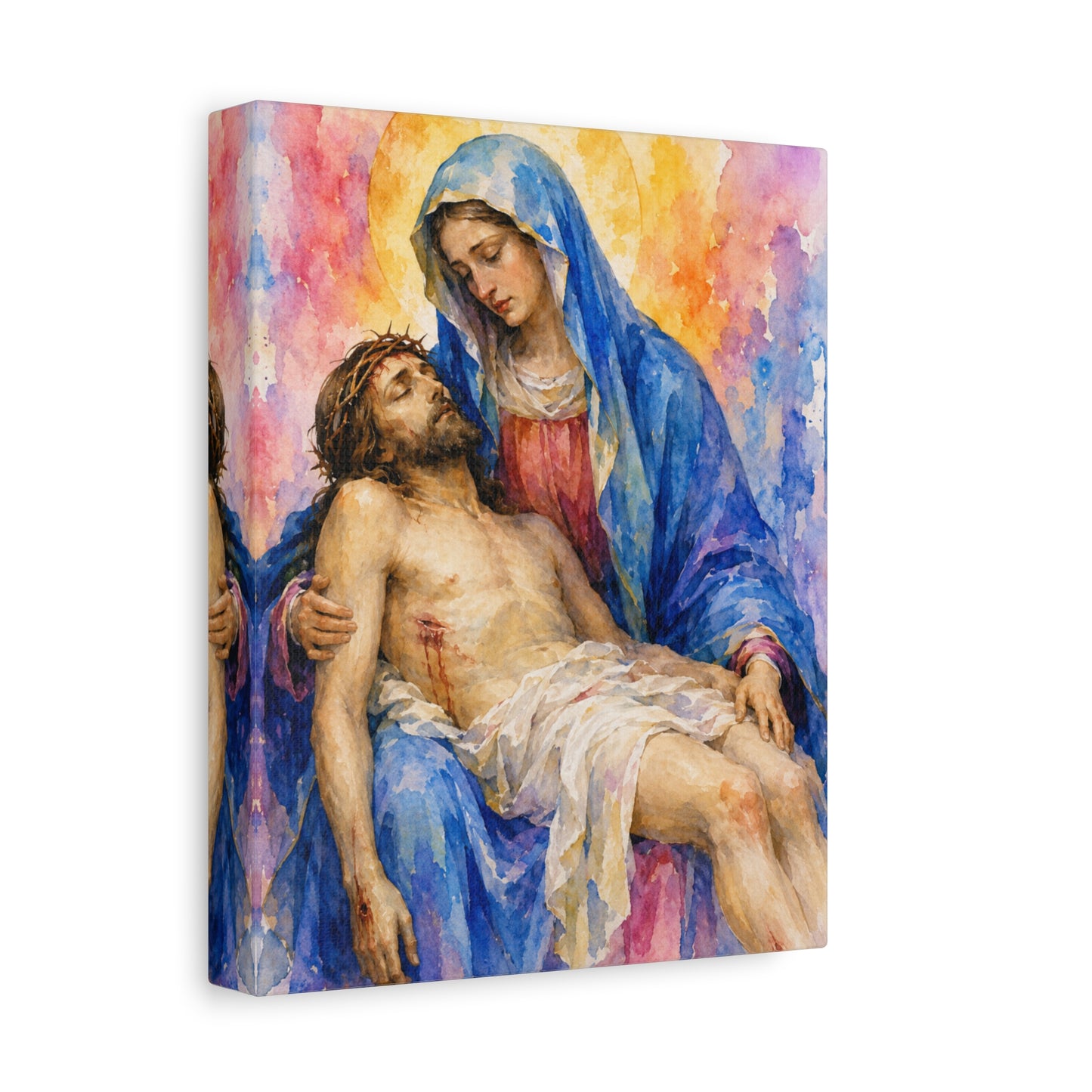 The Pieta Mary and Jesus Canvas Wall Art