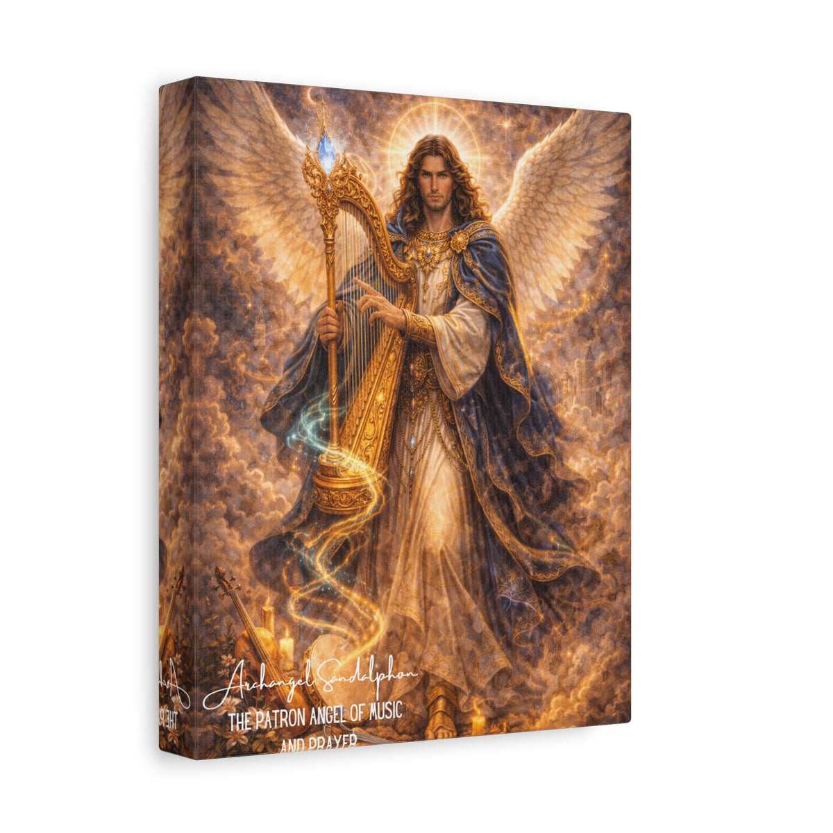 Archangel Sandalphon Music and Prayer Wall Art