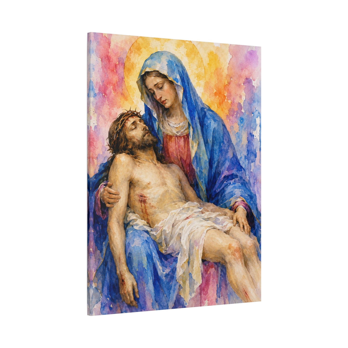The Pieta Mary and Jesus Canvas Wall Art