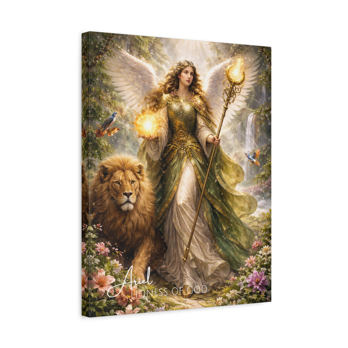 Archangel Ariel Lioness of God Wall Art