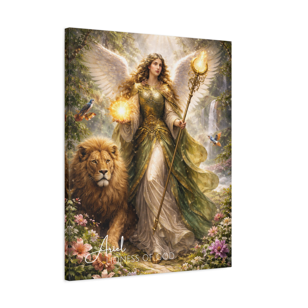 Archangel Ariel Lioness of God Wall Art