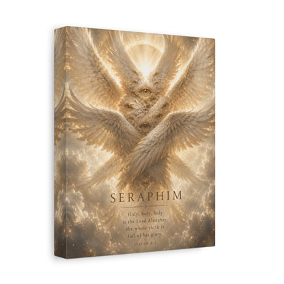 Seraphim Canvas Wall Art, Bible Angel Spiritual Home Wall Art