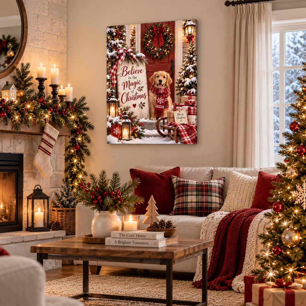 Believe in the Magic of Christmas Canvas Wall Art