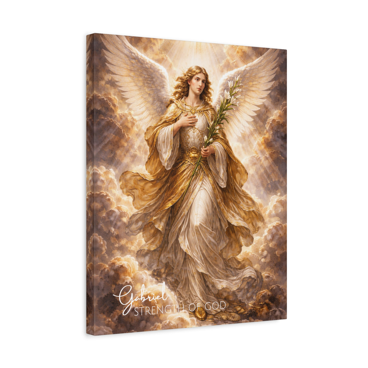 Archangel Gabriel Strength of God Wall Art