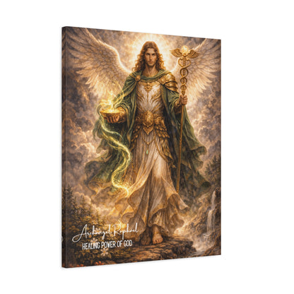 Archangel Raphael Canvas Wall Art