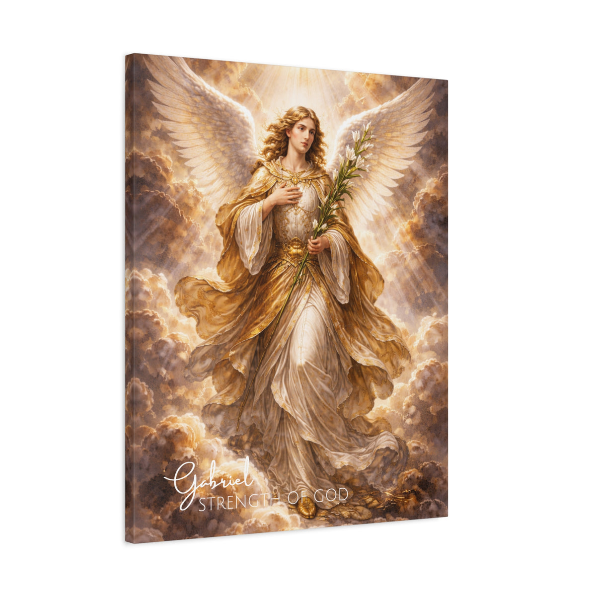 Archangel Gabriel Strength of God Wall Art