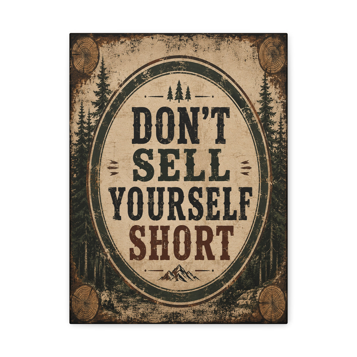 Don't Sell Yourself Canvas Wall Art