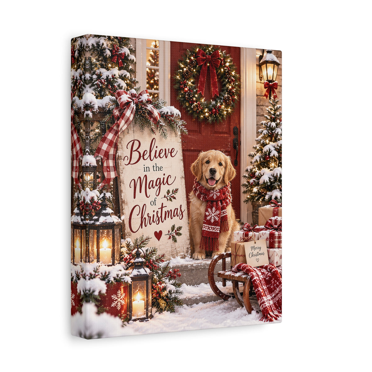 Believe in the Magic of Christmas Canvas Wall Art