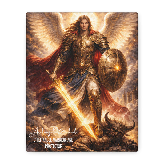 Archangel Michael Canvas Wall Art product artwork