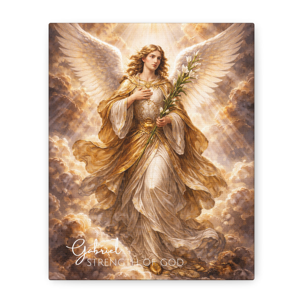 Archangel Gabriel Strength of God Wall Art product artwork