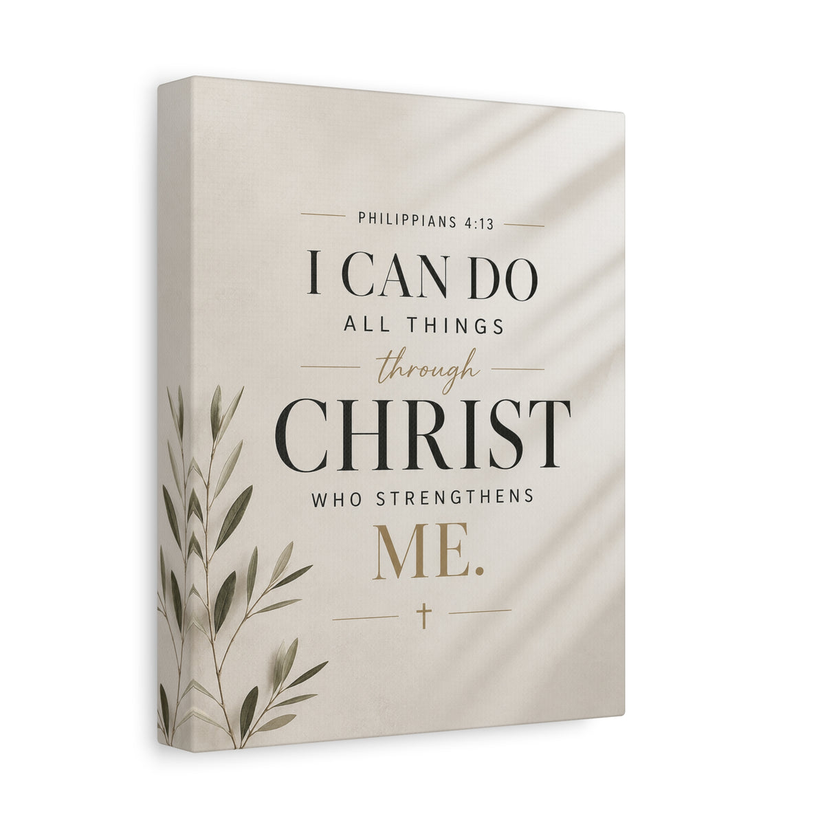 Philippians 4:13 I Can Do All Things Canvas Art