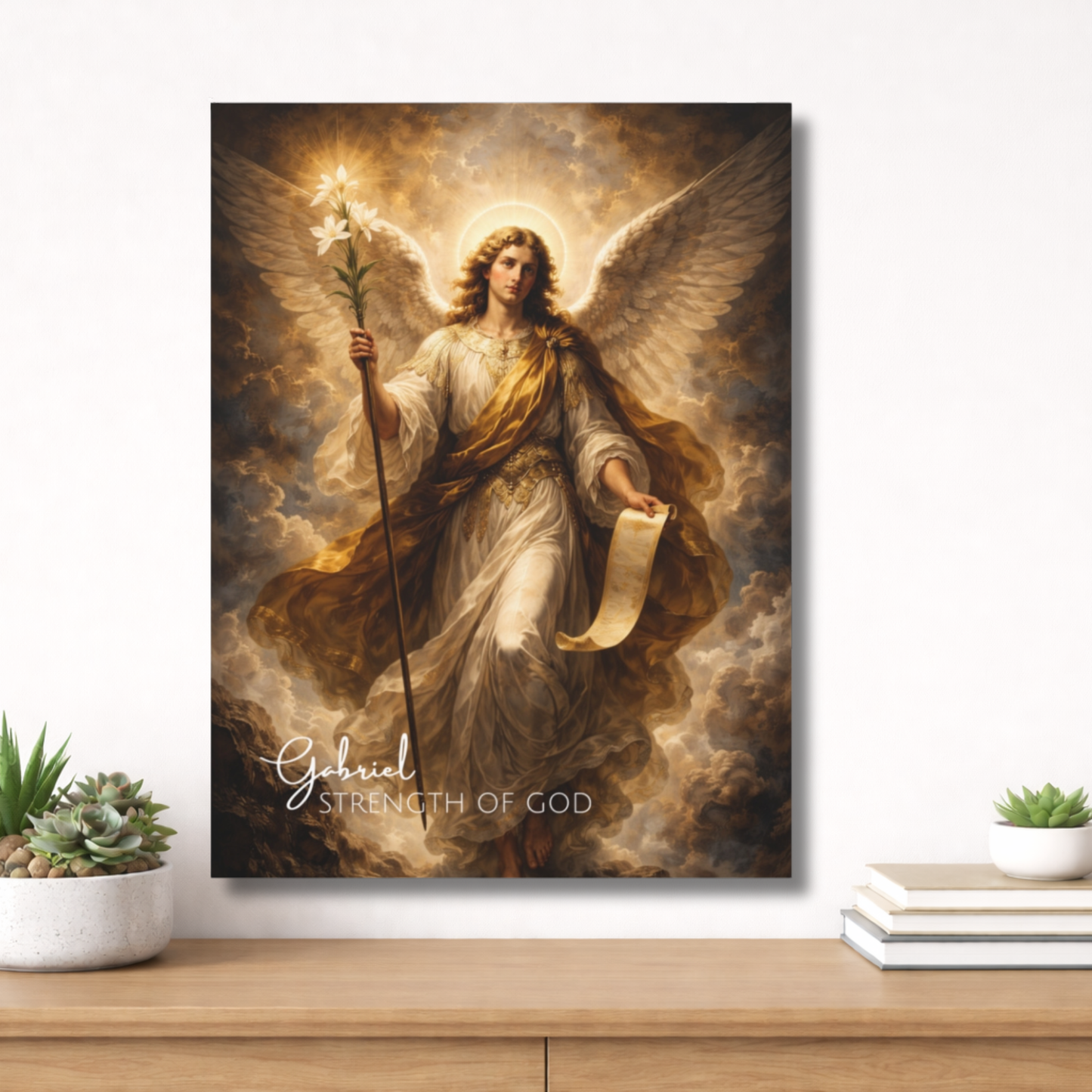 Archangel Gabriel Canvas Wall Art