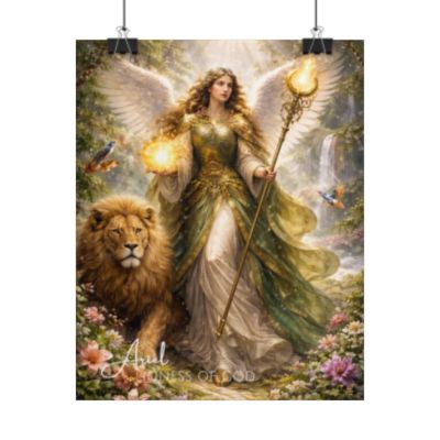 Archangel Ariel Lioness of God Wall Art