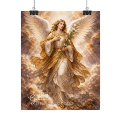 Archangel Gabriel Strength of God Wall Art