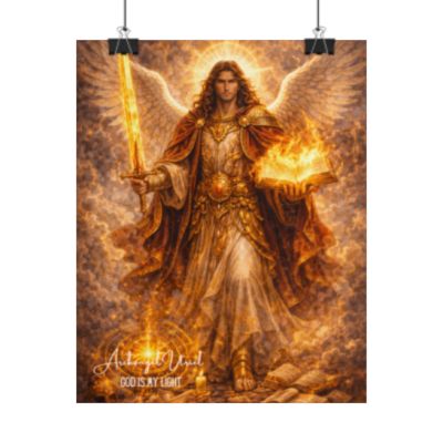 Archangel Uriel Canvas Wall Art