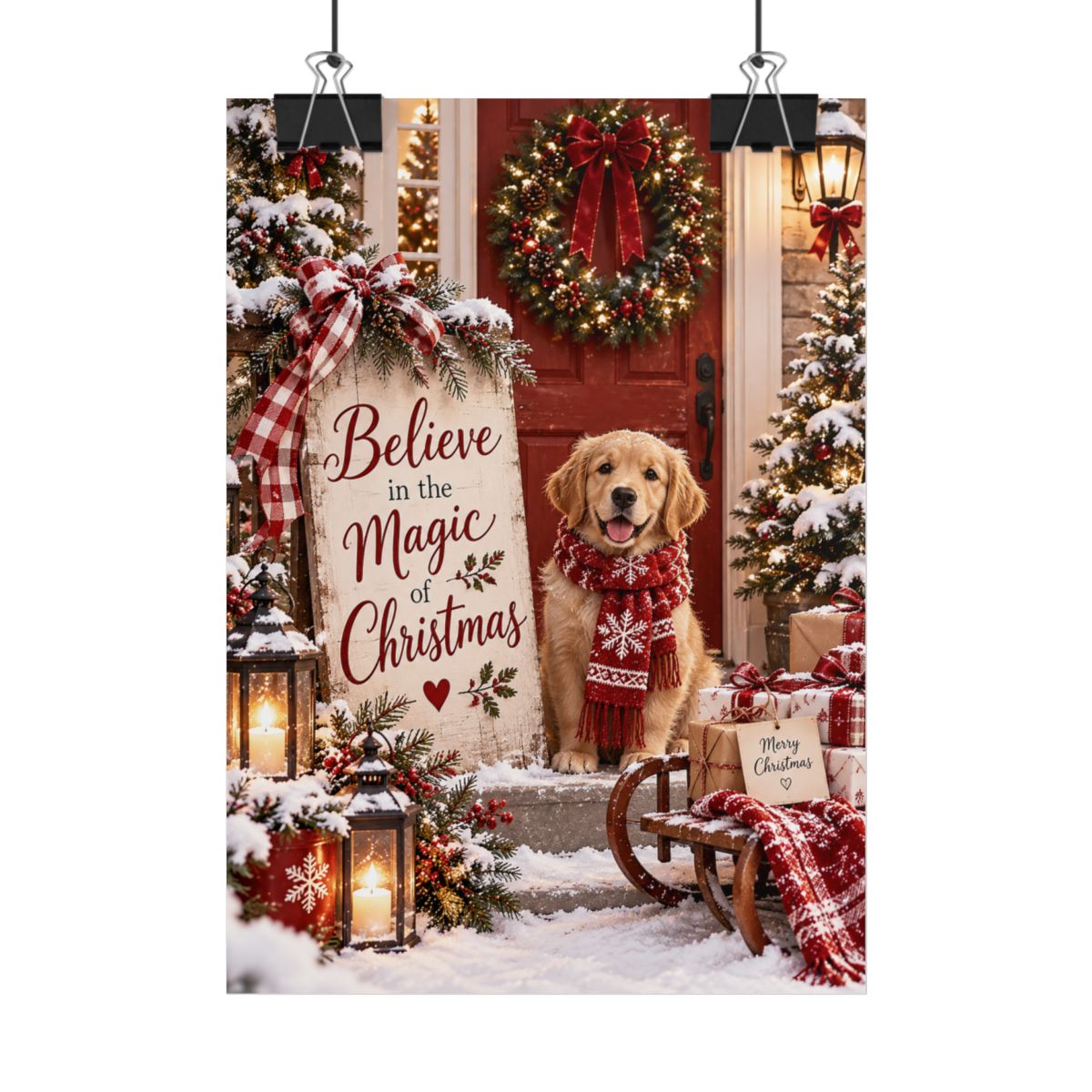 Believe in the Magic of Christmas Canvas Wall Art