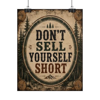 Don't Sell Yourself Canvas Wall Art