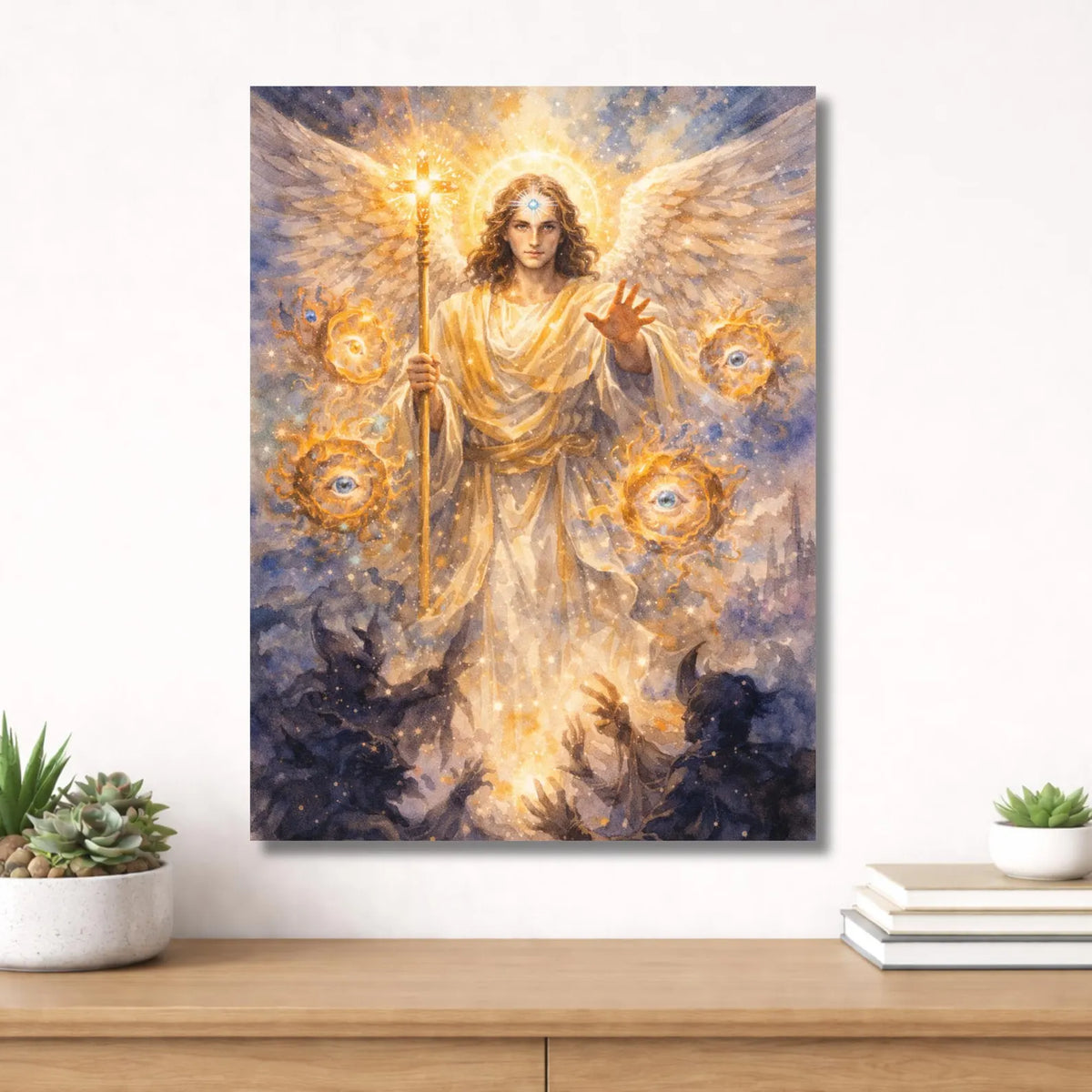 Archangel Phanuel Canvas Wall Art