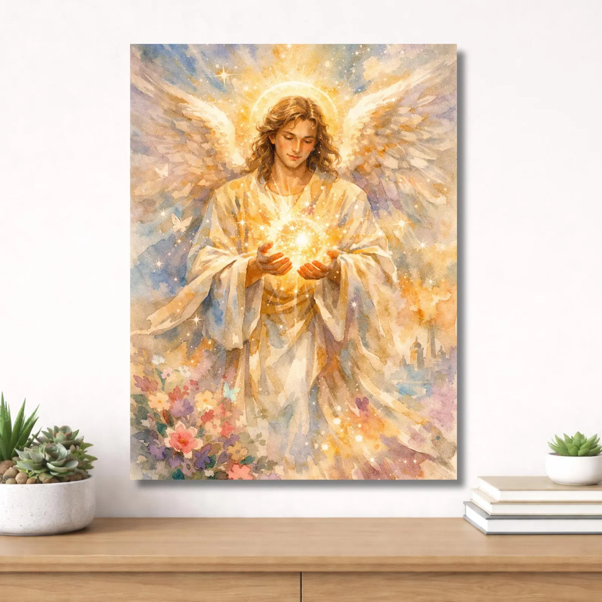 Archangel Hamied Canvas Wall Art
