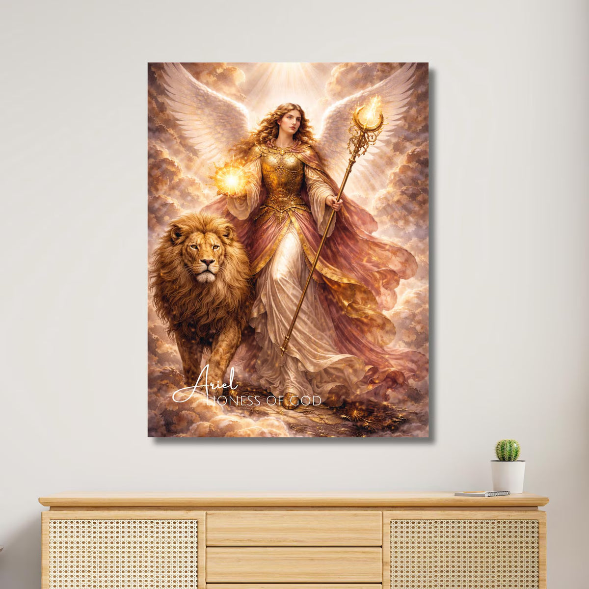 Archangel Ariel Canvas Wall Art