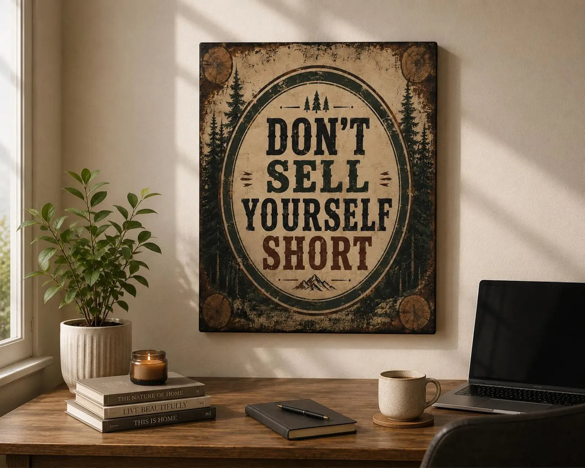 Don't Sell Yourself Canvas Wall Art