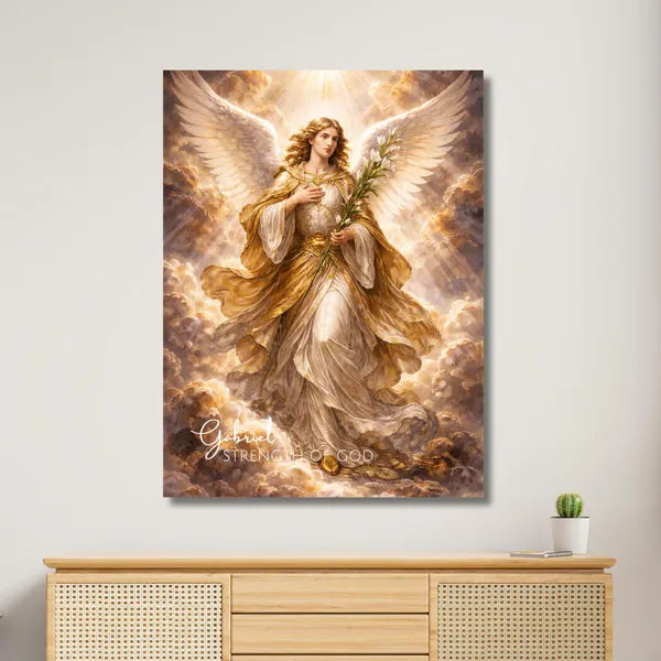 Archangel Gabriel Strength of God Wall Art